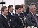 Президент Медведев принял в Кремле сборную России по хоккею