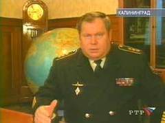 Командующий Балтийским флотом Владимир Валуев, кадр телеканала "Россия", архив Командующий Балтийским флотом Владимир Валуев, кадр телеканала "Россия", архив