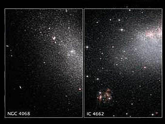   NGC 4068  IC 4662.  NASAHubble